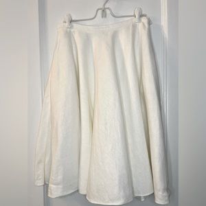 Ralph Lauren White Linen Skirt size 2